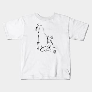 fox family Kids T-Shirt